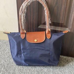 Longchamp Navy Medium Tote NWT